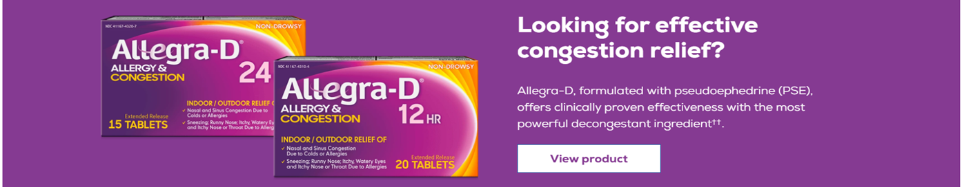 Allegra Doctors Allergy Above the Fold All States